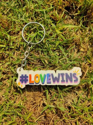 Love Wins Keychain
